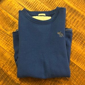 Abercrombie & Fitch Blue Long Sleeve Shirt Size Small